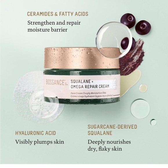 NEW MINI SIZE BIOSSANCE OMEGA 3 REPAIR CREAM 15ml - Picture 5 of 9